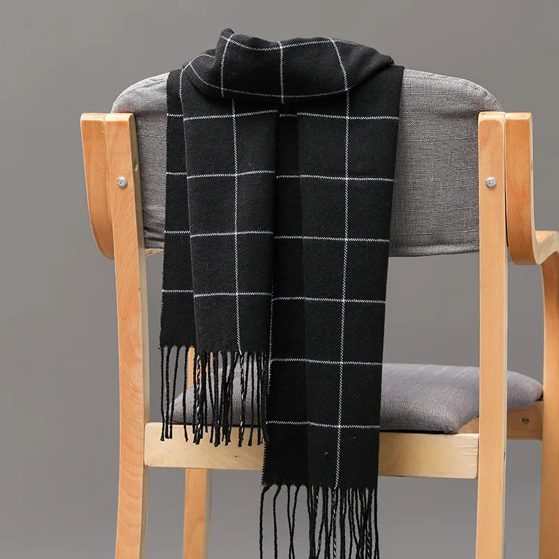 Cashmere Scarf Wrap - Новинка 2023, зимний мужской шарф, сохраняющий
