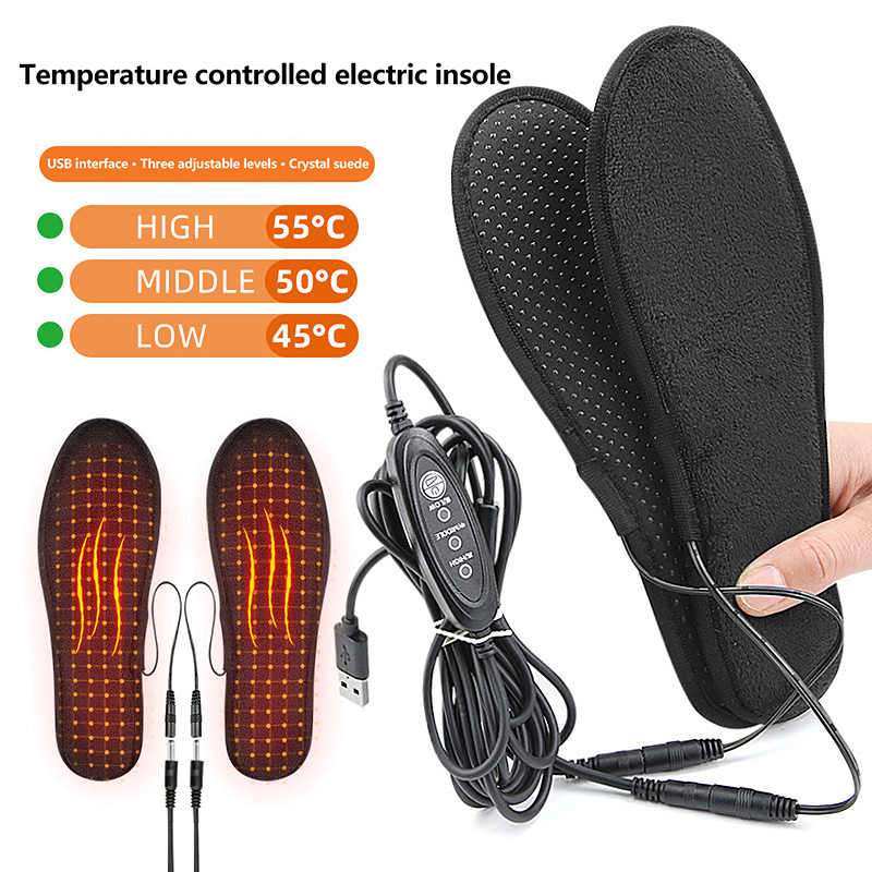 Heated Insole Rechargeable - Стельки для обуви с USB-подогревом, электрические