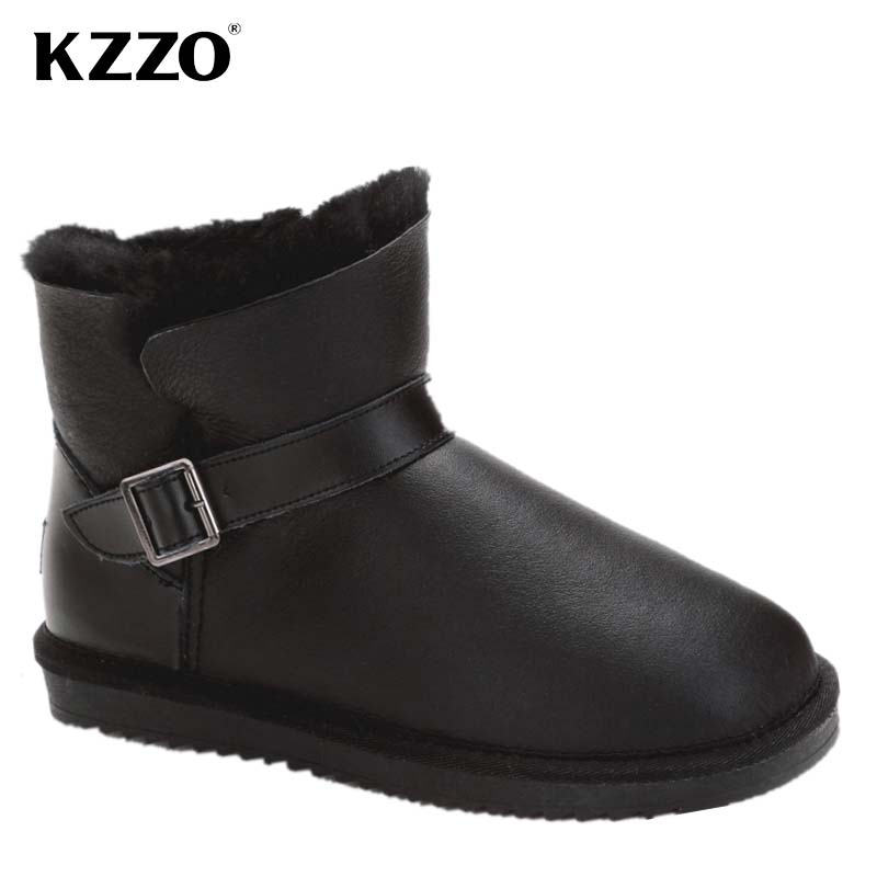 Snow Boot Fur Lined - KZZO 2025 Новые мужские повседневные зимние