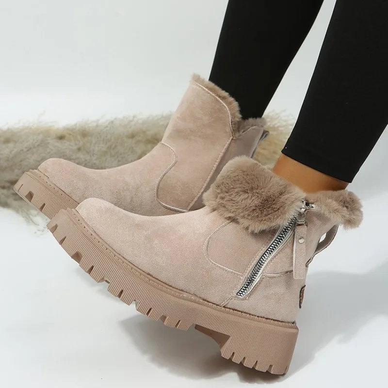 Snow Boot Fur Lined - Женские зимние сапоги-сноубутсы с теплой подкладкой