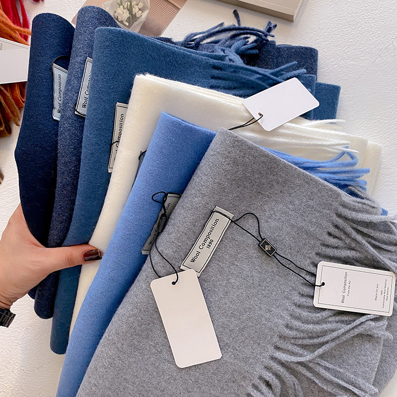 Cashmere Scarf Wrap - 2024, зимний шерстяной шарф для женщин,