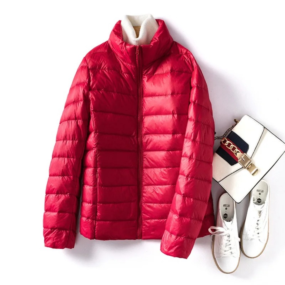 Puffer Jacket Women Down - Сверхлегкий компактный весенний пуховик, женский короткий