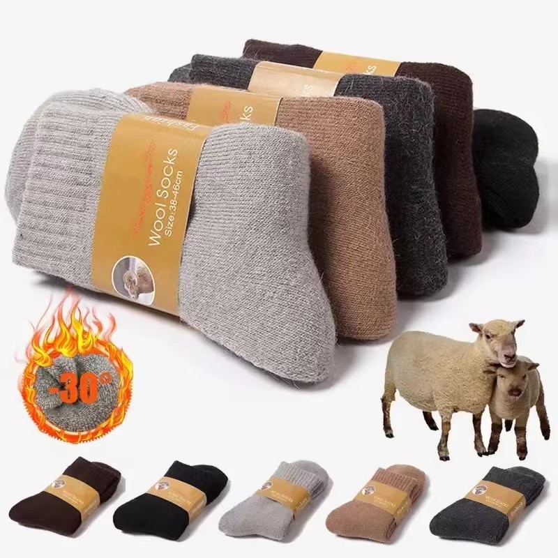 4 пары/лот, мужские зимние оче – обзор и цена Thermal Sock Merino