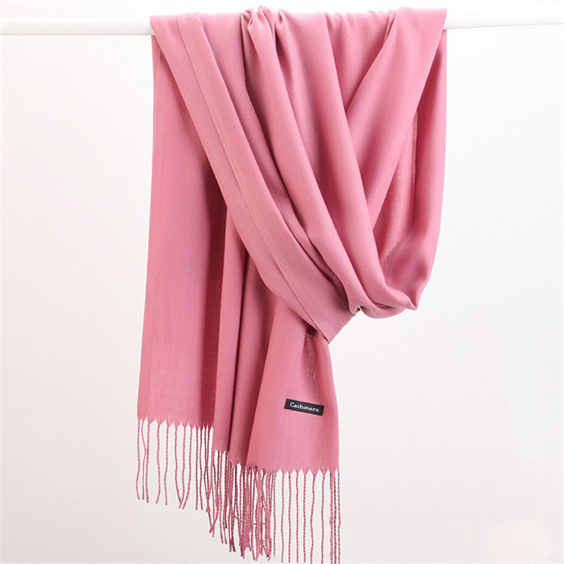 Модный однотонный женский шарф – обзор и цена Cashmere Scarf Wrap