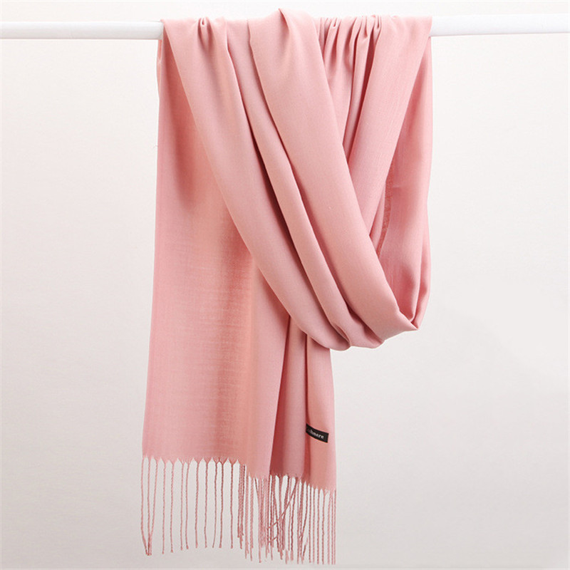 Модный однотонный женский шарф – обзор и цена Cashmere Scarf Wrap