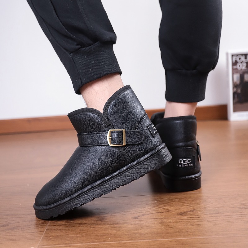 Мужские зимние ботинки однотон – обзор и цена Snow Boot Fur Lined