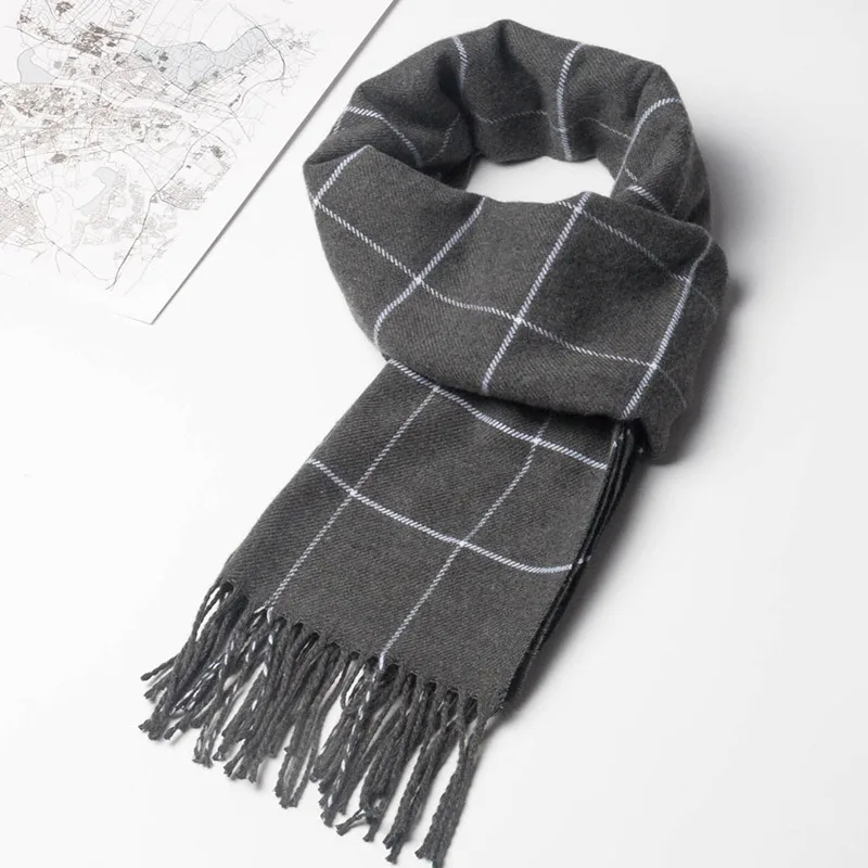 Новинка 2023, зимний мужской ш – обзор и цена Cashmere Scarf Wrap