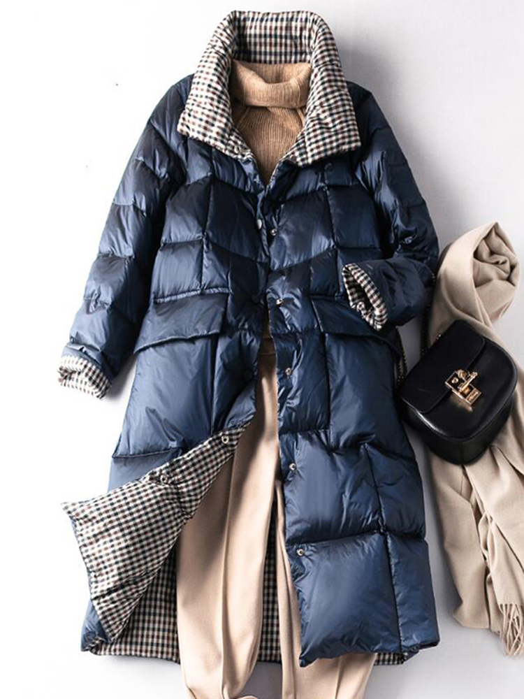 Зимние длинные пуховики SEDUTM – обзор и цена Puffer Jacket Women Down