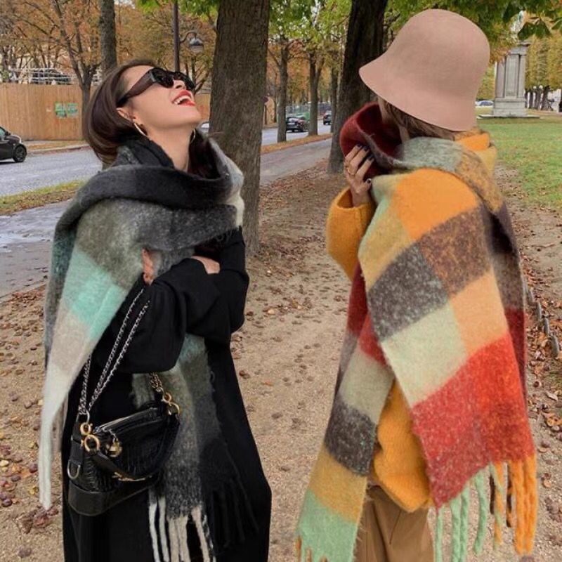 НОВЫЙ роскошный зимний толстый – обзор и цена Cashmere Scarf Wrap