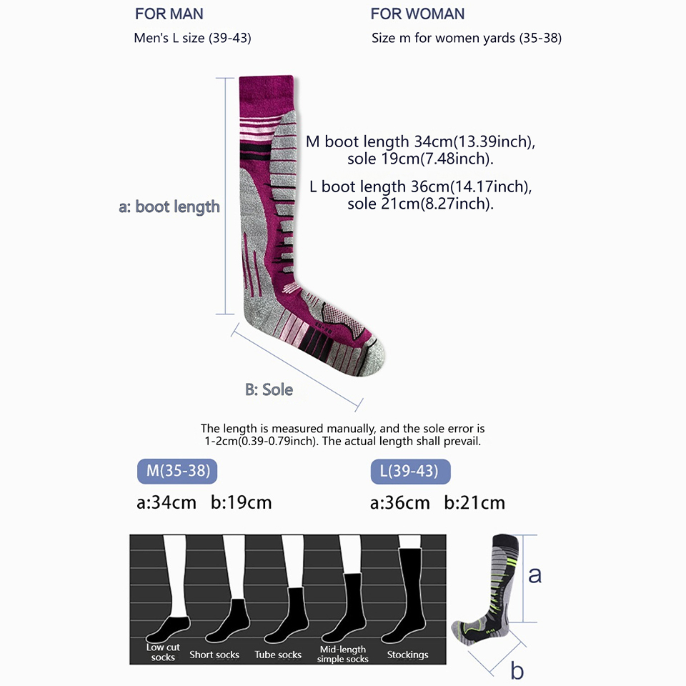 GTUBIKE Лыжные носки из мерино – обзор и цена Thermal Sock Merino