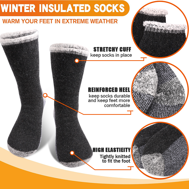 6 пар мужских шерстяных носков – обзор и цена Thermal Sock Merino